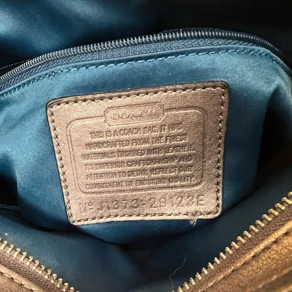 Coach 2013 Daisy Gray Op Art C Shoulder Crossbody Bag #J1373 29128E - Picture 6 of 16
